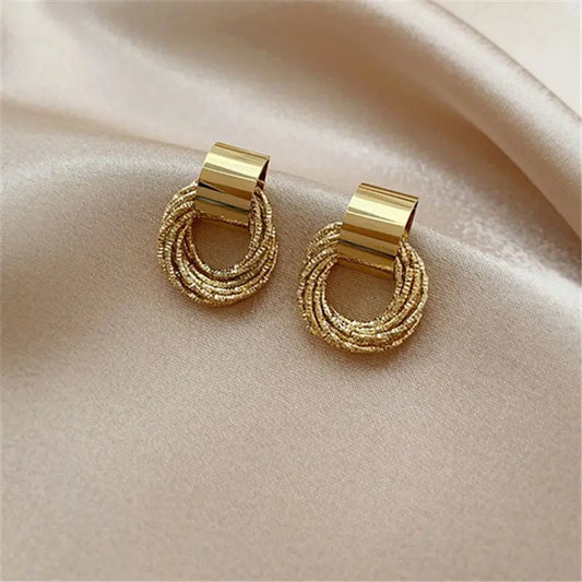 Retro Gold Earrings