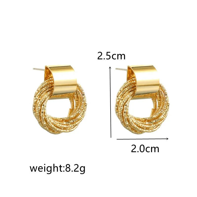 Retro Gold Earrings